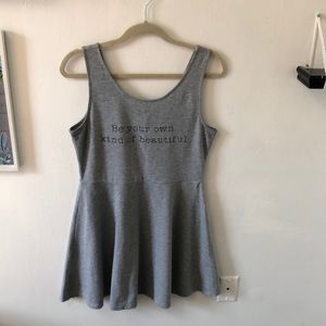 A H&M “DIVIDED” dress.